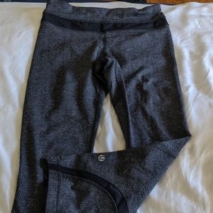 Lululemon herringbone 3/4 length leggings